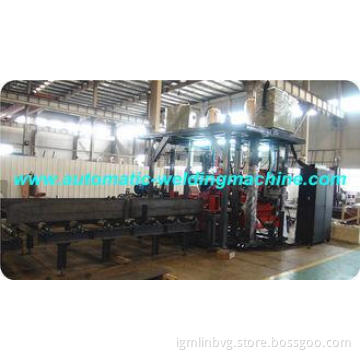 Precision H Beam Horizontal Welding Machine , Spot Welding